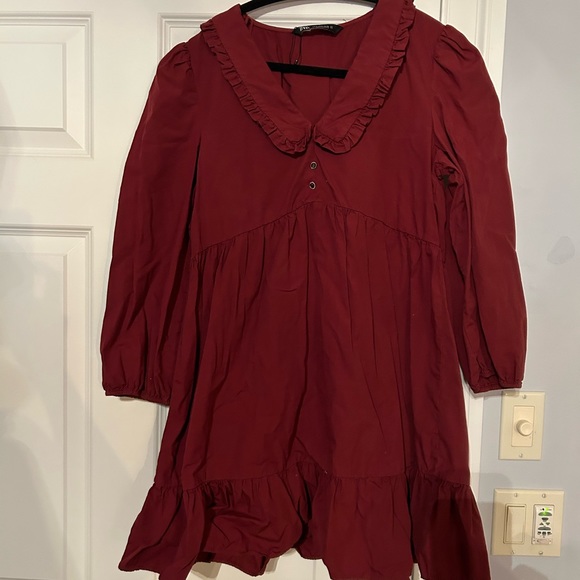 ZARA JEWEL BUTTON MINI DRESS - Picture 2 of 4